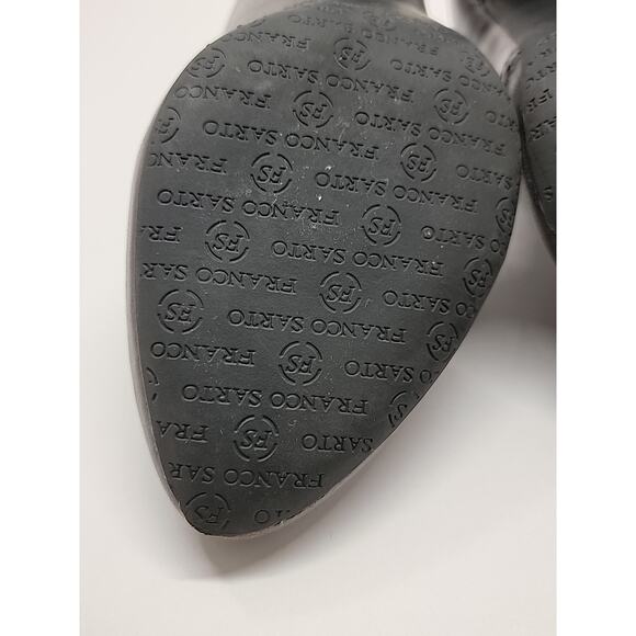 FRANCO‎ SARTO Womens MaryJane Sz 9 Gray Leather Retro T-Strap Block Heel Shoes - Picture 16 of 16